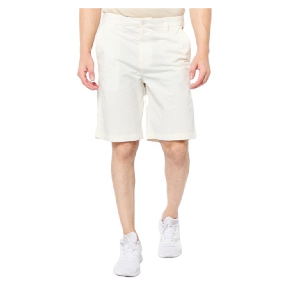 Dockers Men's Solid Chino Shorts Off White Size 32‎
